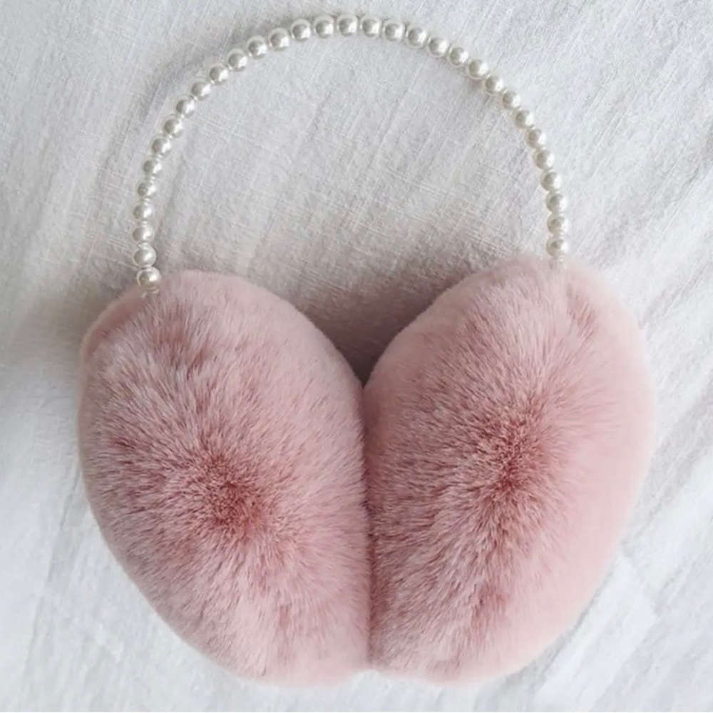 Pearls & Plush Earmuffs